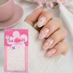 Ingrijire personala si Cosmetice - Manichiura si pedichiura - Produse nail art - Autocolante pentru Unghii cu Model Flori Pastel - Infinity.ro
