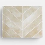 Casa si Gradina - Decoratiuni - Tapet - Autocolant de perete 3D cu efect triunghi, Bej, 22,9x29 cm - Infinity.ro