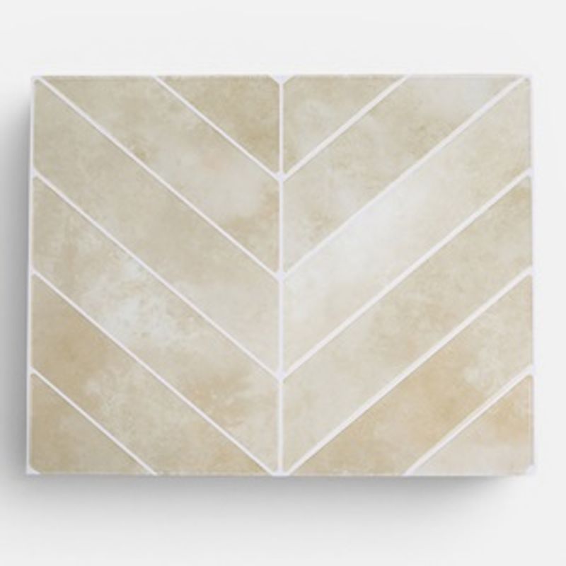 Casa si Gradina - Decoratiuni - Tapet - Autocolant de perete 3D cu efect triunghi, Bej, 22,9x29 cm - Infinity.ro