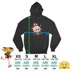 Fashion, accesorii si bijuterii - Copii - Imbracaminte copii - Pulovere si hanorace copii - Hanorac Copii Fete Labubu Mos Craciun, negru, marime XS Copii - Infinity.ro