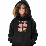 Fashion, accesorii si bijuterii - Copii - Imbracaminte copii - Pulovere si hanorace copii - Hanorac Copii Fete Labubu Baby Sleep Somn Usor Bebelus, negru, marime XS Copii - Infinity.ro
