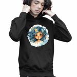 Fashion, accesorii si bijuterii - Copii - Imbracaminte copii - Pulovere si hanorace copii - Hanorac Copii Baieti Fecioara Baby Zodiac Horoscop Virgo Astrologie, negru, marime XS Copii - Infinity.ro