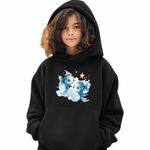 Fashion, accesorii si bijuterii - Copii - Imbracaminte copii - Pulovere si hanorace copii - Hanorac Copii Fete Pesti Baby Zodiac Horoscop Pisces Astrologie, negru, marime XS Copii - Infinity.ro