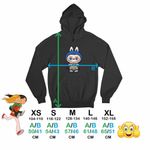 Fashion, accesorii si bijuterii - Copii - Imbracaminte copii - Pulovere si hanorace copii - Hanorac Copii Fete Labubu Batman Batroti, negru, marime XS Copii - Infinity.ro