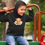 Fashion, accesorii si bijuterii - Copii - Imbracaminte copii - Pulovere si hanorace copii - Hanorac Copii Baieti Leu Baby Zodiac Horoscop Leo Astrologie, negru, marime XS Copii - Infinity.ro