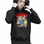 Fashion, accesorii si bijuterii - Copii - Imbracaminte copii - Pulovere si hanorace copii - Hanorac Copii Baieti Labubu Supereroi Marvel, negru, marime XS Copii - Infinity.ro