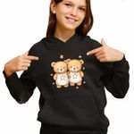 Fashion, accesorii si bijuterii - Copii - Imbracaminte copii - Pulovere si hanorace copii - Hanorac Copii Fete Gemeni Baby Zodiac Horoscop Gemini Astrologie, negru, marime XS Copii - Infinity.ro