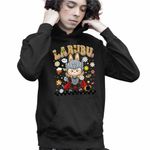 Fashion, accesorii si bijuterii - Copii - Imbracaminte copii - Pulovere si hanorace copii - Hanorac Copii Baieti Labubu Thor Ragnarok, negru, marime XS Copii - Infinity.ro