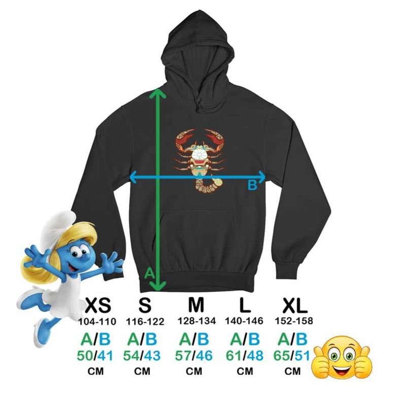 Fashion, accesorii si bijuterii - Copii - Imbracaminte copii - Pulovere si hanorace copii - Hanorac Copii Baieti Scorpion Zodiac Horoscop Scorpio Mandala Astrologie, negru, marime XS Copii - Infinity.ro