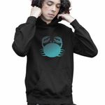 Fashion, accesorii si bijuterii - Copii - Imbracaminte copii - Pulovere si hanorace copii - Hanorac Copii Baieti Rac Horoscop Zodie Astrologie Cance, negru, marime XS Copii - Infinity.ro