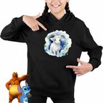 Fashion, accesorii si bijuterii - Copii - Imbracaminte copii - Pulovere si hanorace copii - Hanorac Copii Fete Capricorn Baby Zodiac Horoscop Astrologie, negru, marime XS Copii - Infinity.ro