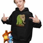 Fashion, accesorii si bijuterii - Copii - Imbracaminte copii - Pulovere si hanorace copii - Hanorac Copii Baieti Lirili Larila Brainrot Italian Brain Rot, negru, marime XS Copii - Infinity.ro