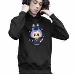 Fashion, accesorii si bijuterii - Copii - Imbracaminte copii - Pulovere si hanorace copii - Hanorac Copii Baieti Labubu Banchet Absolvire Graduate, negru, marime XS Copii - Infinity.ro