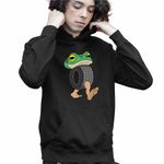 Fashion, accesorii si bijuterii - Copii - Imbracaminte copii - Pulovere si hanorace copii - Hanorac Copii Baieti Boneca Ambalubu Brainrot, negru, marime XS Copii - Infinity.ro