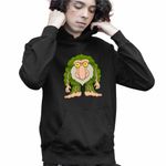 Fashion, accesorii si bijuterii - Copii - Imbracaminte copii - Pulovere si hanorace copii - Hanorac Copii Baieti Brr Brr Patapim Brianrot Italian Brainrot, negru, marime XS Copii - Infinity.ro