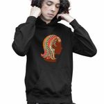 Fashion, accesorii si bijuterii - Copii - Imbracaminte copii - Pulovere si hanorace copii - Hanorac Copii Baieti Fecioara Zodiac Horoscop Virgo Mandala Astrologie, negru, marime XS Copii - Infinity.ro