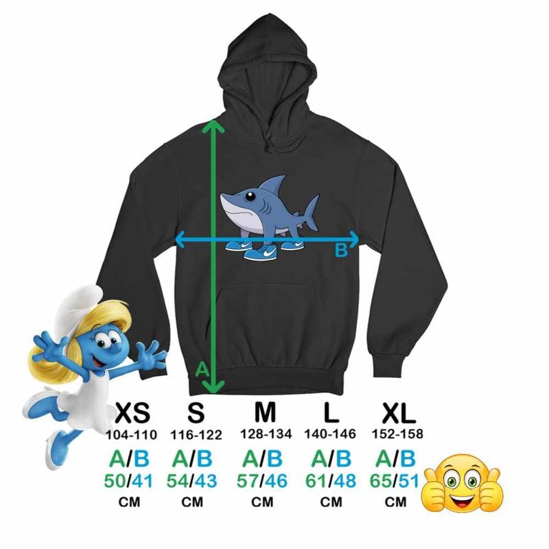 Fashion, accesorii si bijuterii - Copii - Imbracaminte copii - Pulovere si hanorace copii - Hanorac Copii Baieti Tralalero Tralala Italian Brain rot Brainrot, negru, marime XS Copii - Infinity.ro