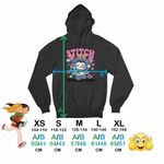 Fashion, accesorii si bijuterii - Copii - Imbracaminte copii - Pulovere si hanorace copii - Hanorac Copii Fete Labubu Stitch Stich, negru, marime XS Copii - Infinity.ro