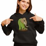 Fashion, accesorii si bijuterii - Copii - Imbracaminte copii - Pulovere si hanorace copii - Hanorac Copii Fete Lirili Larila Brainrot Italian Brain Rot, negru, marime XS Copii - Infinity.ro
