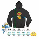 Fashion, accesorii si bijuterii - Copii - Imbracaminte copii - Pulovere si hanorace copii - Hanorac Copii Fete Cimpanzini Bananini Brainrot, negru, marime XS Copii - Infinity.ro