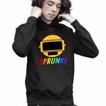 Fashion, accesorii si bijuterii - Copii - Imbracaminte copii - Pulovere si hanorace copii - Hanorac Copii Baieti Sprunki Gold Sound Music Game, negru, marime XS Copii - Infinity.ro