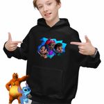 Fashion, accesorii si bijuterii - Copii - Imbracaminte copii - Pulovere si hanorace copii - Hanorac Copii Baieti Ariel Lucia Fernie Mica Sirena Disney, negru, marime XS Copii - Infinity.ro