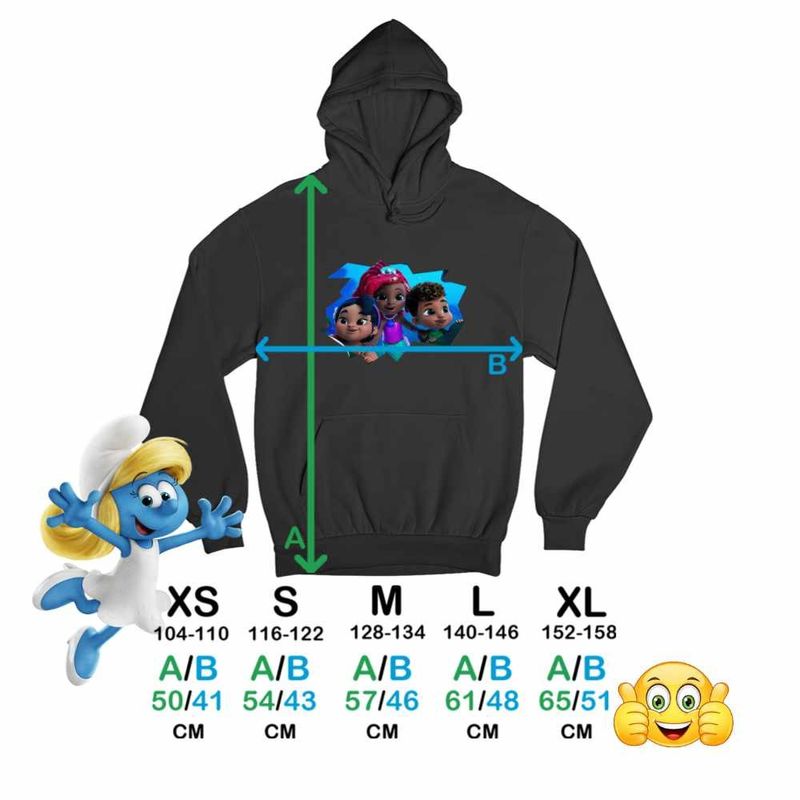 Fashion, accesorii si bijuterii - Copii - Imbracaminte copii - Pulovere si hanorace copii - Hanorac Copii Baieti Ariel Lucia Fernie Mica Sirena Disney, negru, marime XS Copii - Infinity.ro