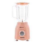 Electronice si Electrocasnice - Electrocasnice bucatarie - Mixere, tocatoare & roboti de bucatarie - Blendere si mini tocatoare - Blender de masa Daewoo DB100, 500 W, 410 mm, 180 mm, 2.433 kg, 1.5 principall, 2 trepte viteza, Crem - Infinity.ro