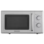 Electronice si Electrocasnice - Aragazuri, cuptoare si hote - Cuptoare - Cuptoare cu microunde - Cuptor cu microunde Daewoo KOR-6S20S-2, 700 W, 5 trepte, 20 l, 49.5 cm, 38 cm, 28.6 cm, 5 programe, Argintiu - Infinity.ro
