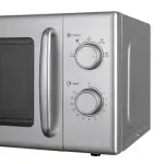 Electronice si Electrocasnice - Aragazuri, cuptoare si hote - Cuptoare - Cuptoare cu microunde - Cuptor cu microunde Daewoo KOR-6S20S-2, 700 W, 5 trepte, 20 l, 49.5 cm, 38 cm, 28.6 cm, 5 programe, Argintiu - Infinity.ro