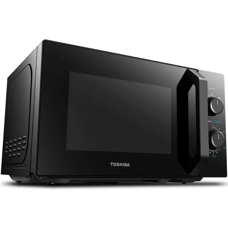 Electronice si Electrocasnice - Aragazuri, cuptoare si hote - Cuptoare - Cuptoare cu microunde - Cuptor cu microunde Toshiba MW2-MM20PBK, 800 W, 5 trepte, 20 l, 44 cm, 33 cm, 25 cm, 2 programe, Negru - Infinity.ro