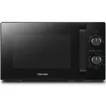 Electronice si Electrocasnice - Aragazuri, cuptoare si hote - Cuptoare - Cuptoare cu microunde - Cuptor cu microunde Toshiba MW2-MM20PBK, 800 W, 5 trepte, 20 l, 44 cm, 33 cm, 25 cm, 2 programe, Negru - Infinity.ro