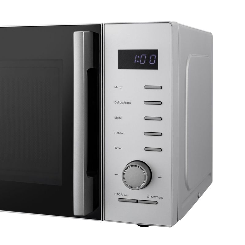 Electronice si Electrocasnice - Aragazuri, cuptoare si hote - Cuptoare - Cuptoare cu microunde - Cuptor microunde Daewoo KOR-25RBS, 850 W, 25 l, microunde, argintiu - Infinity.ro
