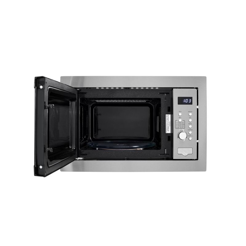 Electronice si Electrocasnice - Aragazuri, cuptoare si hote - Cuptoare - Cuptoare cu microunde incorporabile - Cuptor microunde Daewoo KOC-25X-2, 850 W, 5 trepte, 25 l, 59.5 cm, 36.75 cm, 38.5 cm, 8 programe, Inox - Infinity.ro