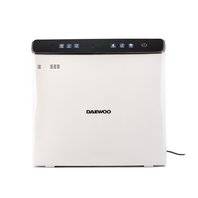 Electronice si Electrocasnice - Climatizare si sisteme de incalzire - Aparate filtrare aer - Umidificatoare - Umidificator Daewoo DAP400, 75 W, 3 trepte, 2.4 l, 452 mm, 438 mm, 233 mm, 60 autonomie h, 45 decibeli, Alb - Infinity.ro