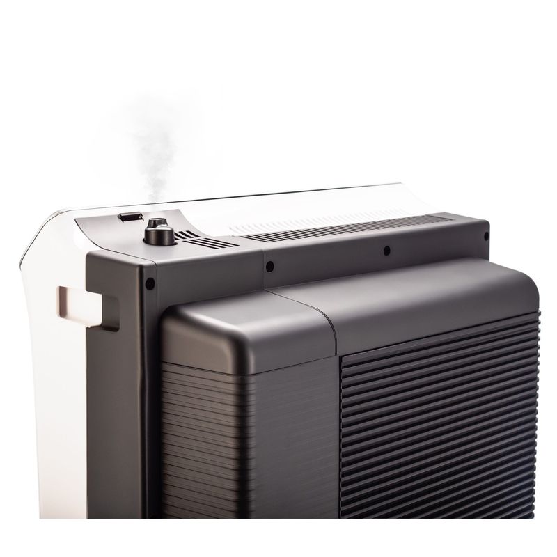 Electronice si Electrocasnice - Climatizare si sisteme de incalzire - Aparate filtrare aer - Umidificatoare - Umidificator Daewoo DAP400, 75 W, 3 trepte, 2.4 l, 452 mm, 438 mm, 233 mm, 60 autonomie h, 45 decibeli, Alb - Infinity.ro