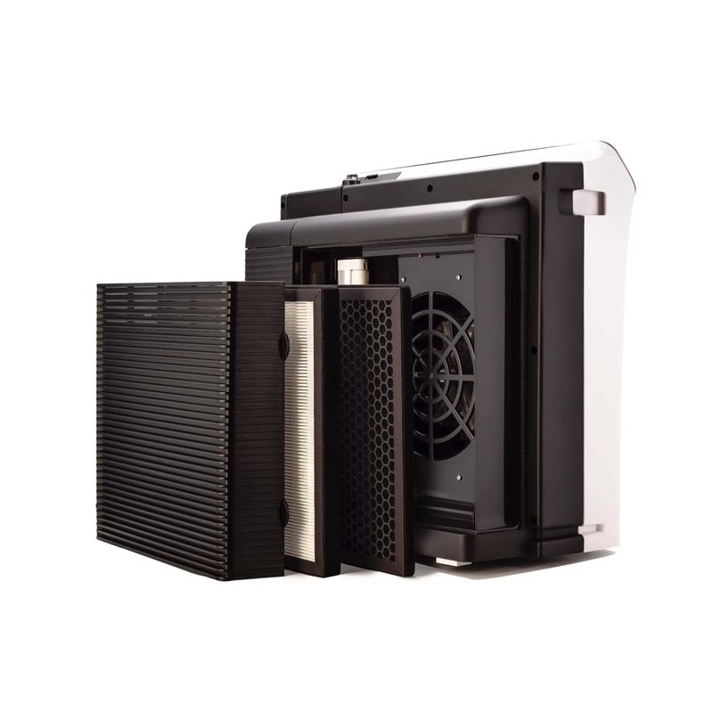 Electronice si Electrocasnice - Climatizare si sisteme de incalzire - Aparate filtrare aer - Umidificatoare - Umidificator Daewoo DAP400, 75 W, 3 trepte, 2.4 l, 452 mm, 438 mm, 233 mm, 60 autonomie h, 45 decibeli, Alb - Infinity.ro