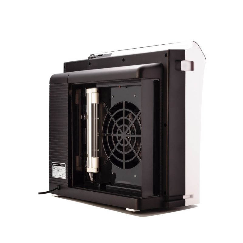 Electronice si Electrocasnice - Climatizare si sisteme de incalzire - Aparate filtrare aer - Umidificatoare - Umidificator Daewoo DAP400, 75 W, 3 trepte, 2.4 l, 452 mm, 438 mm, 233 mm, 60 autonomie h, 45 decibeli, Alb - Infinity.ro