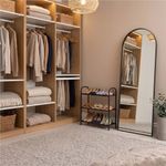 Casa si Gradina - Mobilier - Dulapuri si sifoniere - Dulapuri pantofi - Raft metalic pentru pantofi cu 3 niveluri, capacitate 15 kg, 66x28x53 cm, negru - Infinity.ro