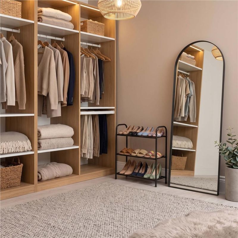 Casa si Gradina - Mobilier - Dulapuri si sifoniere - Dulapuri pantofi - Raft metalic pentru pantofi cu 3 niveluri, capacitate 15 kg, 66x28x53 cm, negru - Infinity.ro