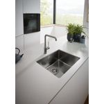 Casa si Gradina - Sanitare - Chiuveta bucatarie si accesorii - Baterii bucatarie - Baterie de bucatarie Grohe 30269AL0, Essence, 3/8'', inalta, tip L, mat, garfit - Infinity.ro