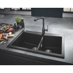 Casa si Gradina - Sanitare - Chiuveta bucatarie si accesorii - Baterii bucatarie - Baterie de bucatarie Grohe 30269AL0, Essence, 3/8'', inalta, tip L, mat, garfit - Infinity.ro