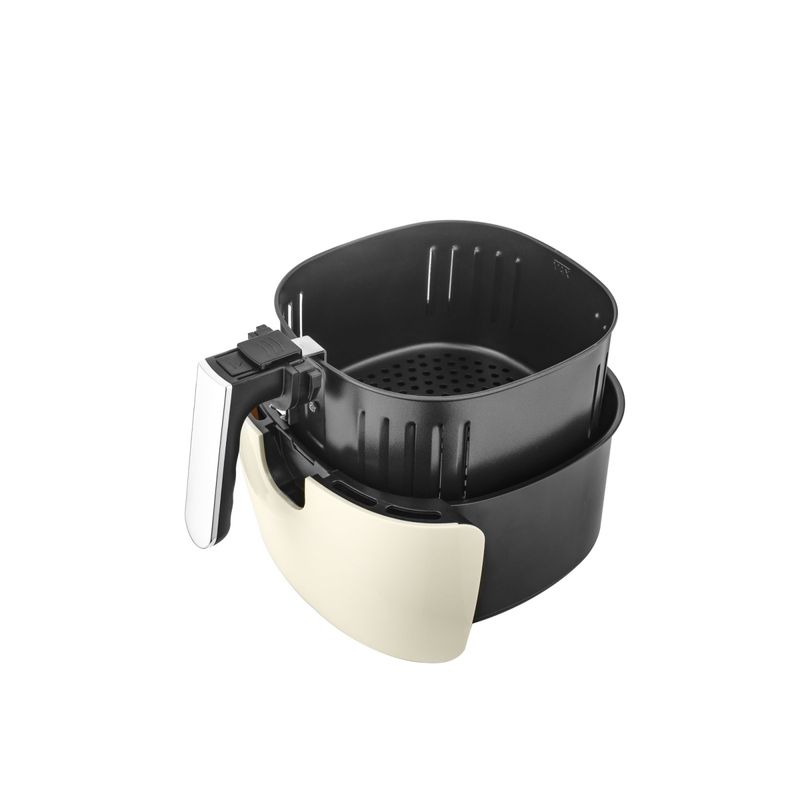 Electronice si Electrocasnice - Electrocasnice bucatarie - Aparate de gatit & desert - Friteuze - Friteuza cu aer cald Daewoo DAF2000, 1500 W, 3.6 l, 12 programe, 1 cosuri, 1 programe principale, Crem - Infinity.ro