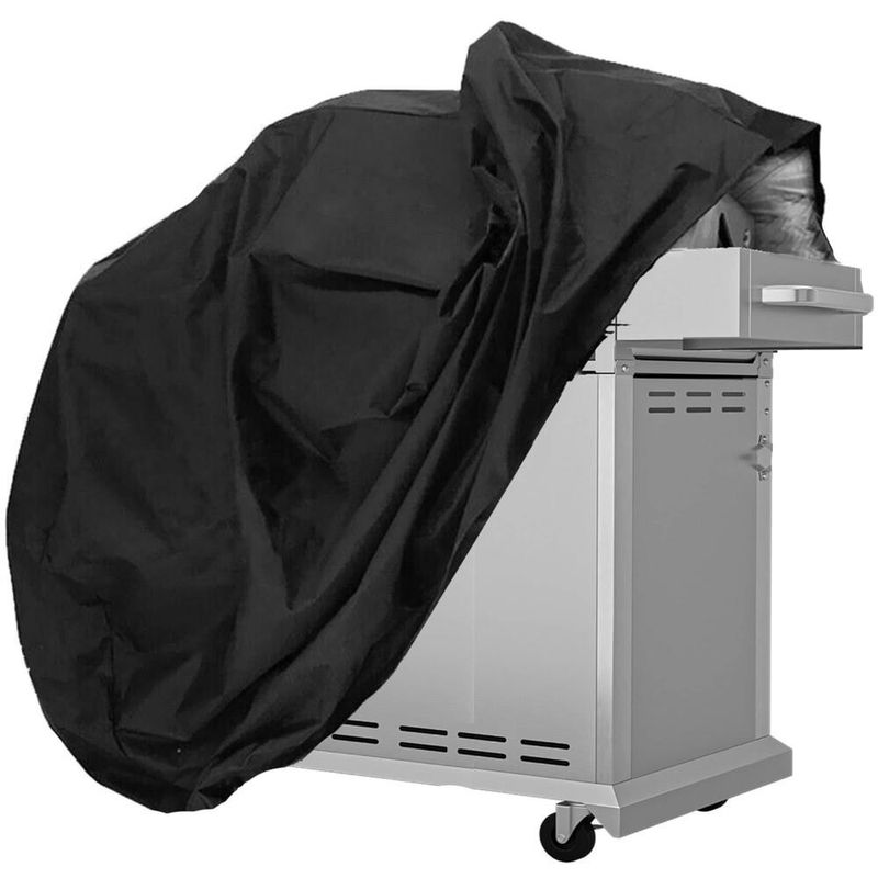 Casa si Gradina - Gradina si terasa - Gratare si accesorii - Gratare de gradina - Husa de protectie pentru gratar, tesatura oxford impermeabila, protectie UV, 100x66x80 cm, negru - Infinity.ro