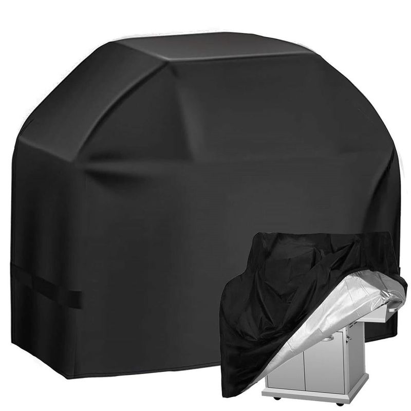 Casa si Gradina - Gradina si terasa - Gratare si accesorii - Gratare de gradina - Husa de protectie pentru gratar, tesatura oxford impermeabila, protectie UV, 100x66x80 cm, negru - Infinity.ro