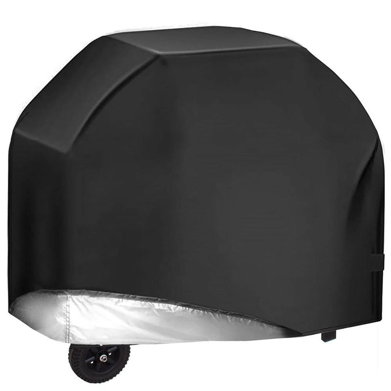 Casa si Gradina - Gradina si terasa - Gratare si accesorii - Gratare de gradina - Husa de protectie pentru gratar, tesatura oxford impermeabila, protectie UV, 100x66x80 cm, negru - Infinity.ro