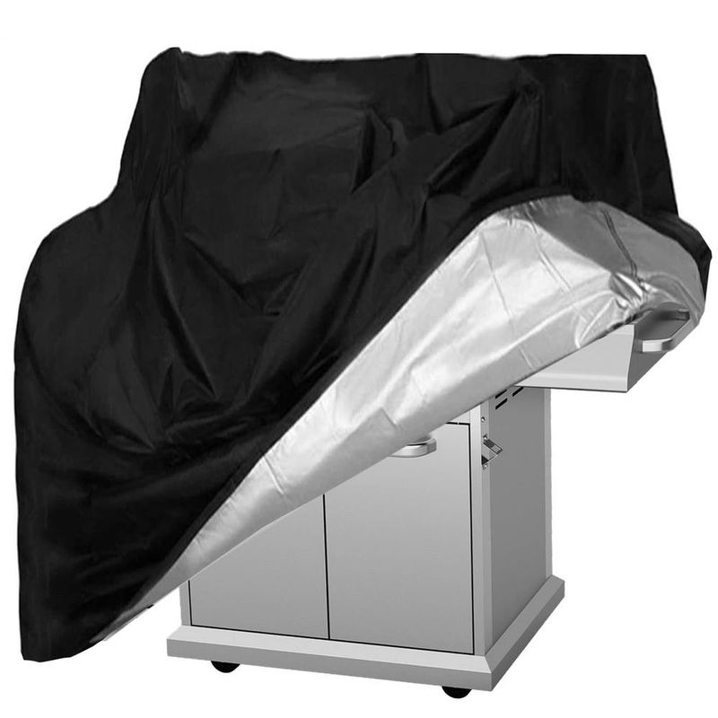 Casa si Gradina - Gradina si terasa - Gratare si accesorii - Gratare de gradina - Husa de protectie pentru gratar, tesatura oxford impermeabila, protectie UV, 100x66x80 cm, negru - Infinity.ro