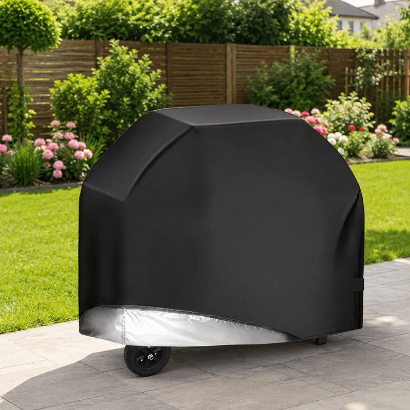 Casa si Gradina - Gradina si terasa - Gratare si accesorii - Gratare de gradina - Husa de protectie pentru gratar, tesatura oxford impermeabila, protectie UV, 100x66x80 cm, negru - Infinity.ro