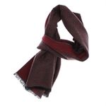 Fashion, accesorii si bijuterii - Barbati - Accesorii barbati - Esarfe si fulare barbati - Esarfa barbati, din casmir / pashmina, 30 x 188 cm, Rosu cu gri - ES2266 - Infinity.ro