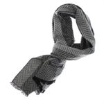 Fashion, accesorii si bijuterii - Barbati - Accesorii barbati - Esarfe si fulare barbati - Esarfa barbati, din casmir / pashmina, 30 x 188 cm, Gri - ES2267 - Infinity.ro
